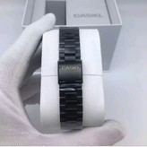 ساعت مچی کاسیو casio صفحه مربعی مشگی بند استیل مشگی ضداب شیک وخاص