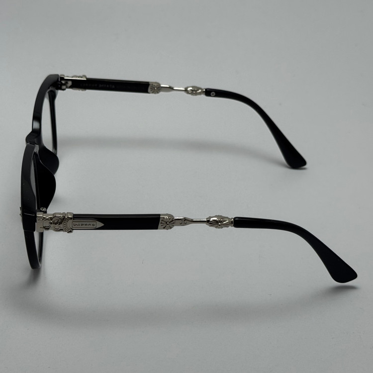 عینک بلوکات کروم هارتز مشکی نقره ای Chrome Hearts 2272 - کیفیت مستر