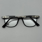 عینک بلوکات کروم هارتز مشکی نقره ای Chrome Hearts 2272 - کیفیت مستر