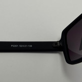 عینک آفتابی پلاریزه ریبن مستطیلی تمام مشکی کد rayban RB 2201