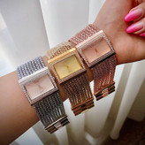ساعت زنانه کاکاچی cacaxi اورجینال بند زنجیری طلایی نقره ای