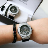 ساعت ست مردانه و زنانه هابلوت HUBLOT با دستبند و انگشتر ست