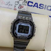 کاسیو جیشاک تمام فلزی CASIO G SHOCK 3459 دارای رنگبندی مشکی و طلایی و رزگلد مسی