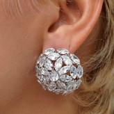 گوشواره جواهری طرح پروانه در تنوع طرح رنگ کاملا ثابت کد bn (پس کرایه)