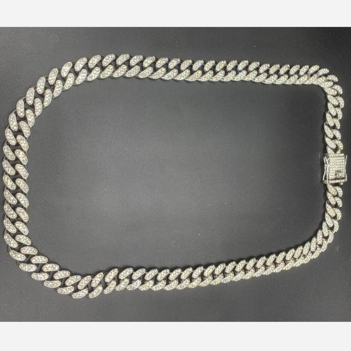 گردنبند و آویز طرح جواهری 60 سانتی طرح فول نگین  CHAIN  رنگ ثابت کد el (پس کرایه)