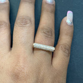 انگشتر طرح جواهری زنانه طرح پاپیون نگین فری سایز Free size تنوع طرح رنگ ثابت کد bn (پس کرایه)