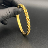 دستبند النگویی استیل مردانه و زنانه طرح رولکس Rolex رنگ ثابت کد ki (پس کرایه)