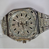 ساعت مچی زنانه رولکس ROLEX فول نگین مخراج کاری تاریخ دار تنوع طرح رنگ ثابت کد vn
