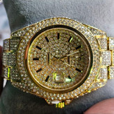 ساعت مچی زنانه رولکس ROLEX فول نگین مخراج کاری تاریخ دار تنوع طرح رنگ ثابت کد vn