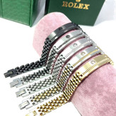 دستبنداستیل مردانه رولکس ROLEX تنوع طرح رنگ ثابت کد mp