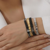 دستبند استیل طرح رولکس rolex در سه رنگ درجه 1 رنگ ثابت کد mp
