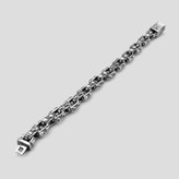 دستبند بنگل استیل اسکلت مدل Chain Skull رنگ ثابت