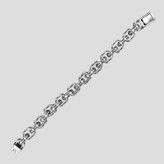 دستبند بنگل استیل اسکلت مدل Chain Skull رنگ ثابت