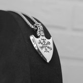 گردنبند و پلاک آویز استیل پیکان نیزه وایکینگ رنگ ثابت کد ar