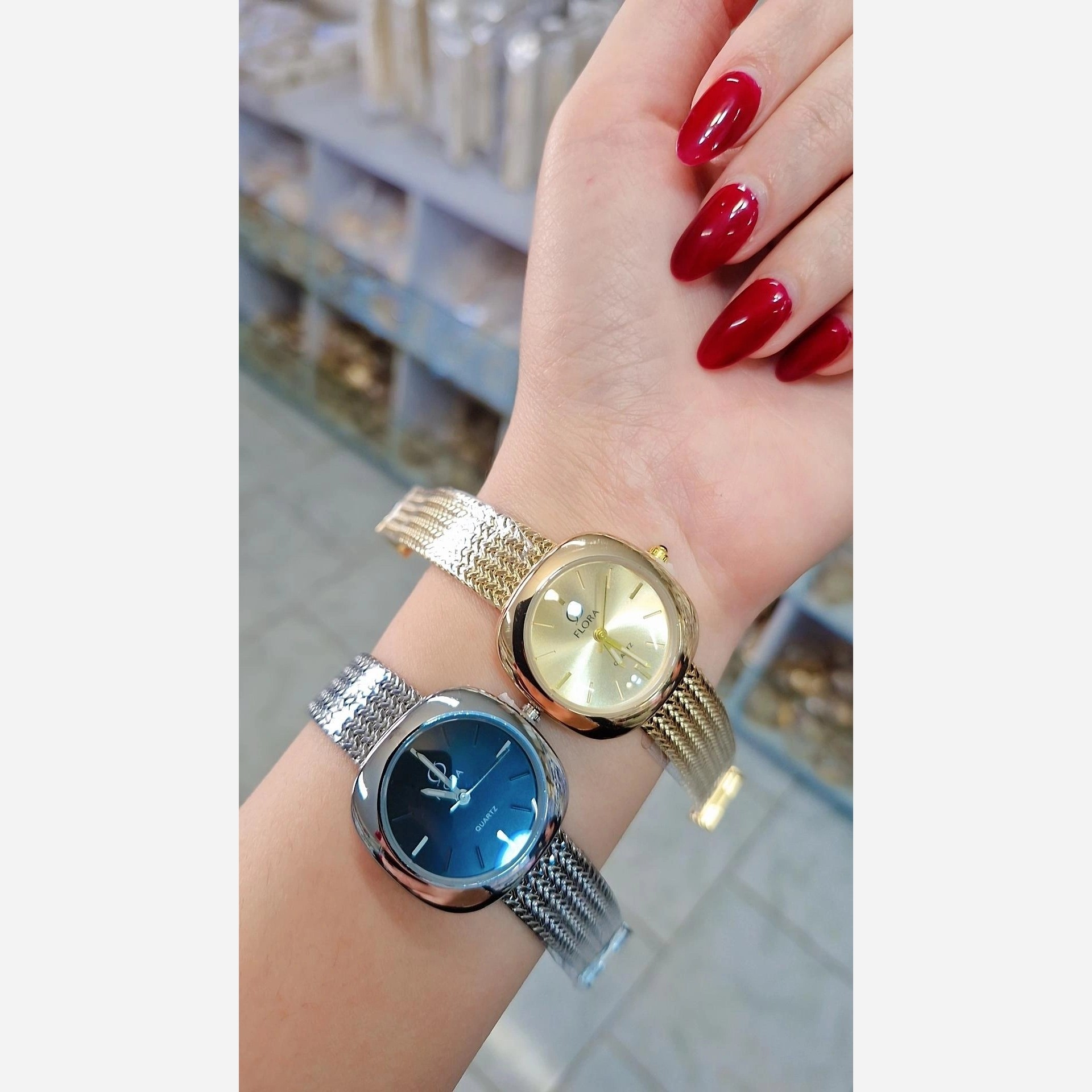 ساعت زنانه   طرح جدید بند استیل