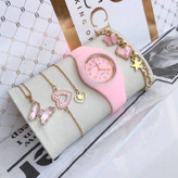 ساعت و دستبند و گردنبند دخترانه ساعت مارک Japon gold آیس در دو رنگ کد34756