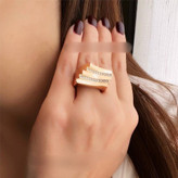 انگشتر دخترانه و زنانه طرح طلا xuping ژوپینگ رنگثابت و بسیار شیک ارسال رایگان