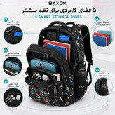 کوله پشتی بکسون فورس مدل SKY2-1560 به همراه جامدادی