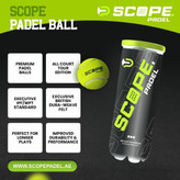 توپ پدل (تنیس پدل، اسکواش) Scope Padel قوطی 3 عددی اورجینال