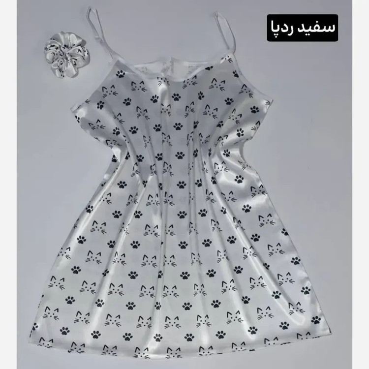 تاپ بلند زنانه مدل واسکارنچی جنس ساتن الیکس فری سایز (3)