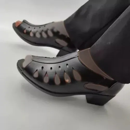 کفش زنانه مدل خورشید جنس طرح چرم خارجی سایز 37 تا 40 (3)