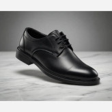 کفش اسپرت مردانه مدل بنیامین رویه چرم رنگ مشکی سایز 40 تا 44