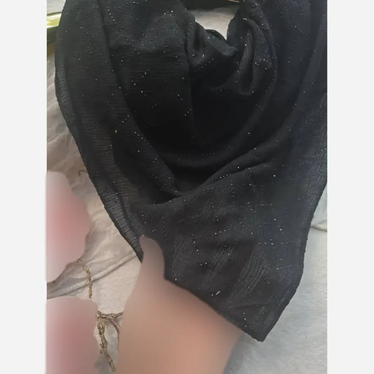 روسری مجلسی برشکا درختی نگیندار ابعاد 95 در 95 سانتیمتر