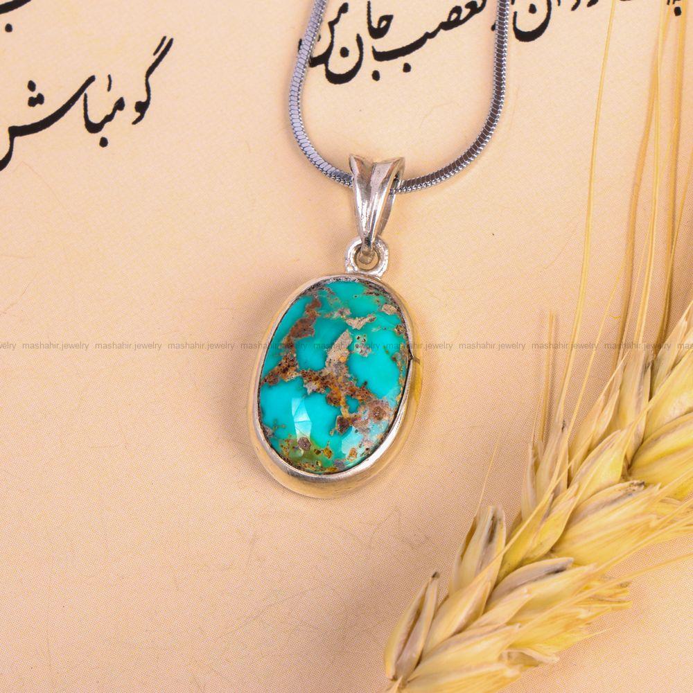 گردنبند فیروزه  کد 7502