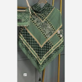 روسری نخی قواره 130 طرح گوچی پاپیون منگوله دار