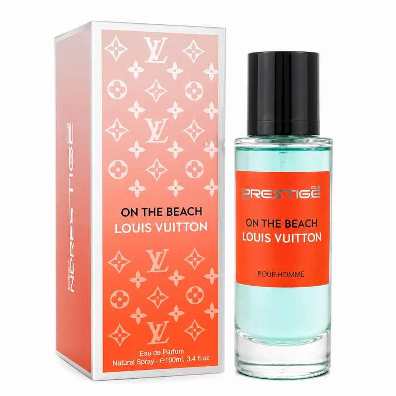 عطر جیبی نیو پرستیژ کالر مدل On The Beach با رایحه خنک و مرکباتی حجم 35 میلی‌لیتر