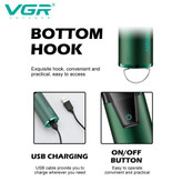 ست ماشین اصلاح خط زن و حجم زن vgr v 677 خوش دست ارایش گاهی دیجیتال وی جی ار 7000 دور