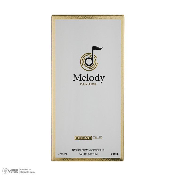 ادوپرفیوم زنانه رودیر پلاس مدل MELODY حجم 100 میلیلیتر