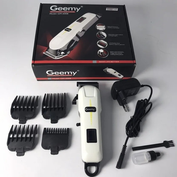 ماشین اصلاح حجم زن سر و صورت جیمی GM-6008 ورژن جدید 6008 پک 5 عددی ( گناوه مارکت )