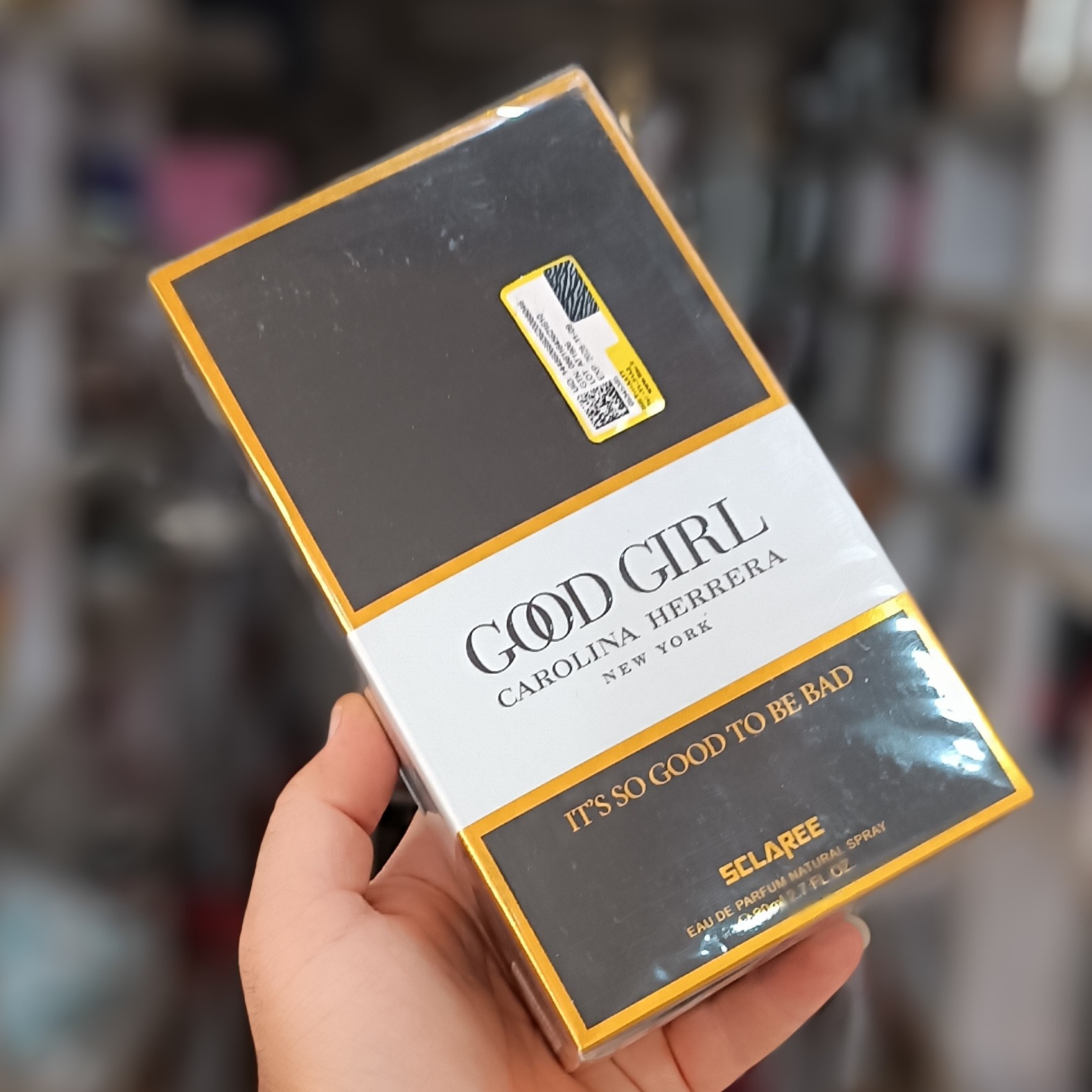 عطر شیرین کفشی گودگرل زنانه شرکتی لیبل دار مناسب هدیه دخترانه