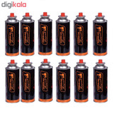 کپسول گاز 220 گرمی کمپرگاز مدل C220 بسته 12 عددی