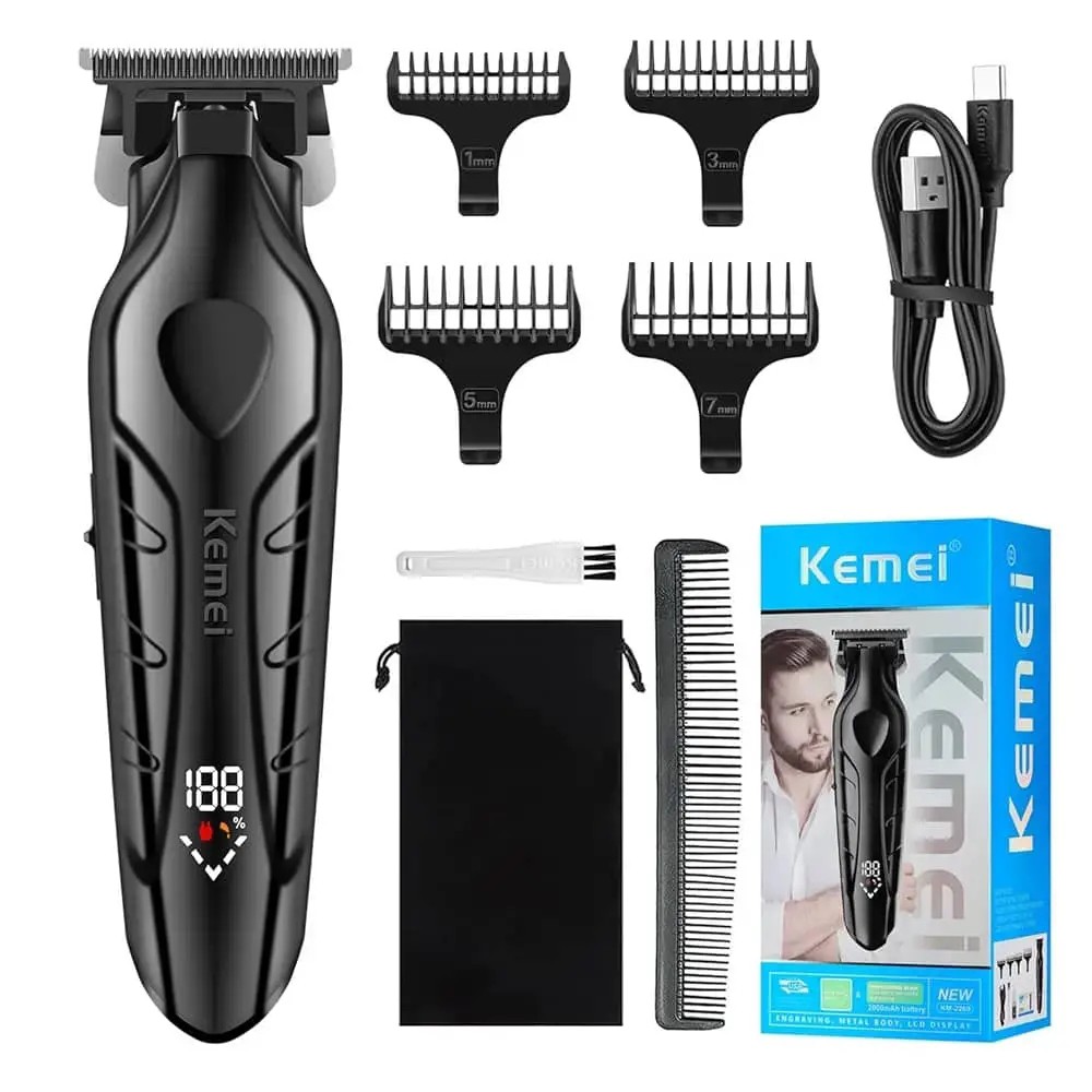 ماشین اصلاح خط زن و صفر زن  سر و صورت کیمی مدل KM-2269.