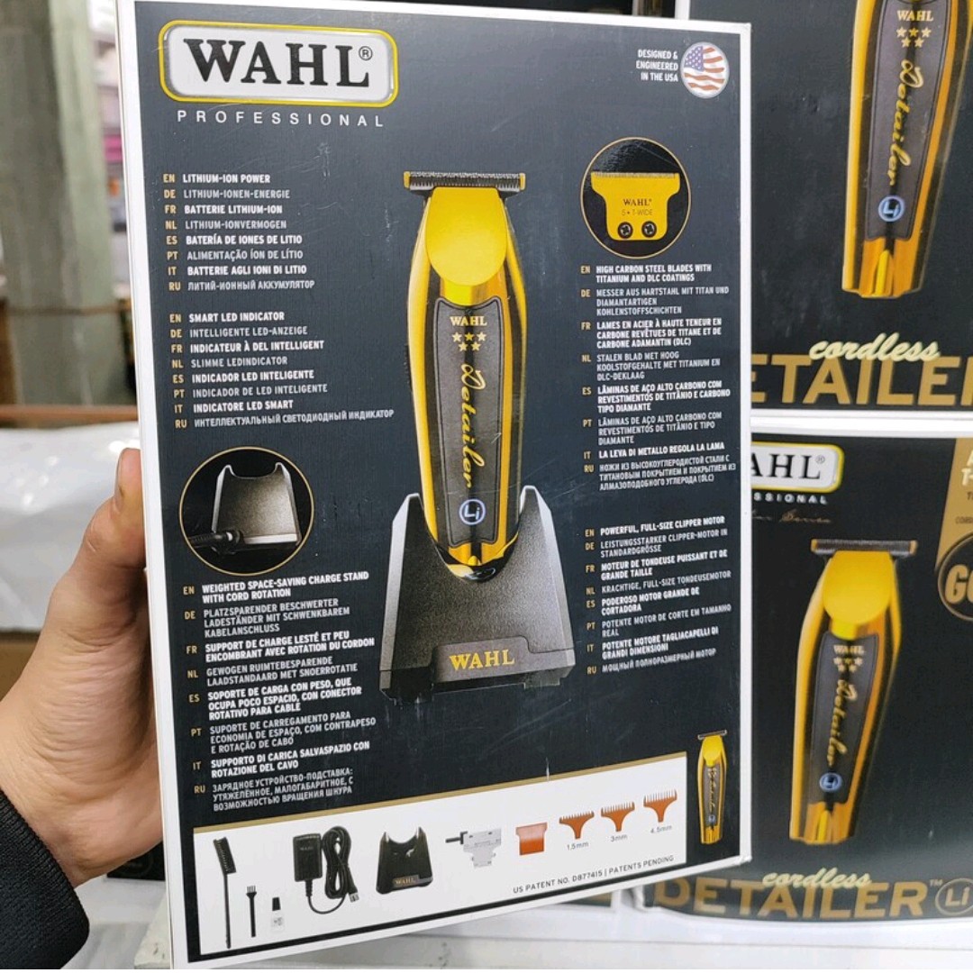 ست ماشین اصلاح مجیک کلیپ گلد سفارش آمریکا وخط زن دیتیلر شارژی سفارش آمریکا جزو برترین برند های دنیا اورجینال
