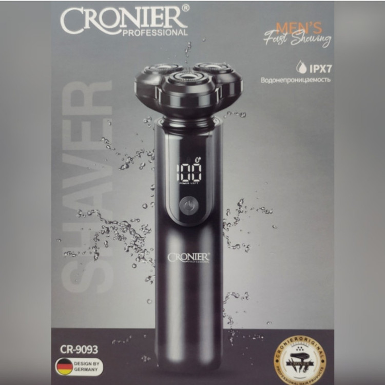 ماشین اصلاح خط زن و صفر زن کرونیر مدل CR-9093ضد آب طراحی ارگونومیک استفاده به صورت خشک و مرطوب