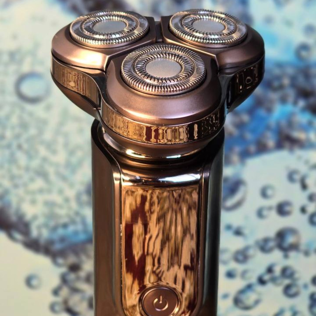 ریش تراش سه تیغ کرونیر سه کاره ریش تراش خط زن کاملا ضدآب موزن گوش و بینی
