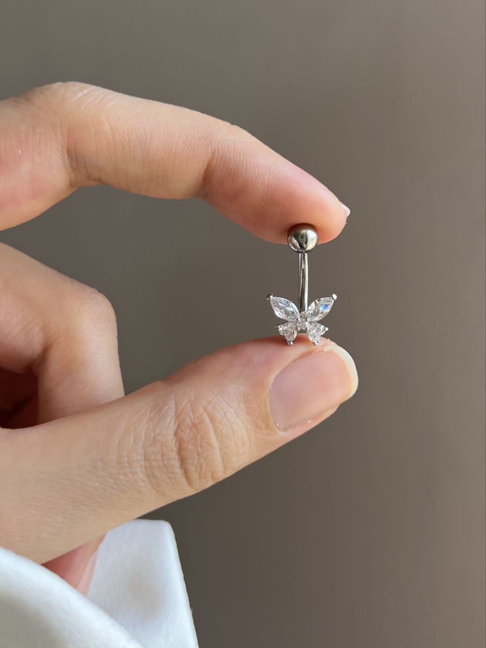 پرسینگ ناف دو سر پیچ اصلی