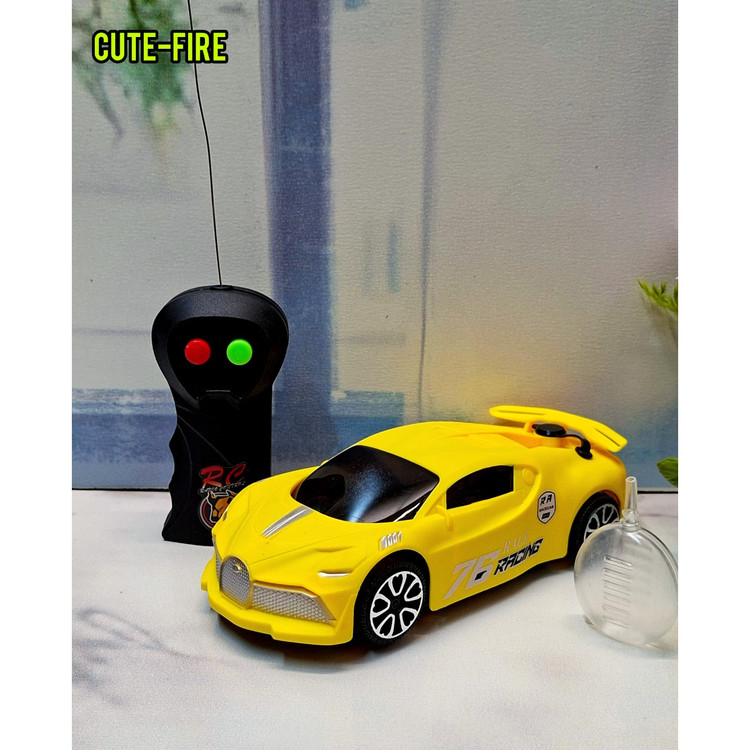 ماشین کنترلی دودزا 2 کانال همراه با چرخ متحرک زیر ماشین (باتری خور)