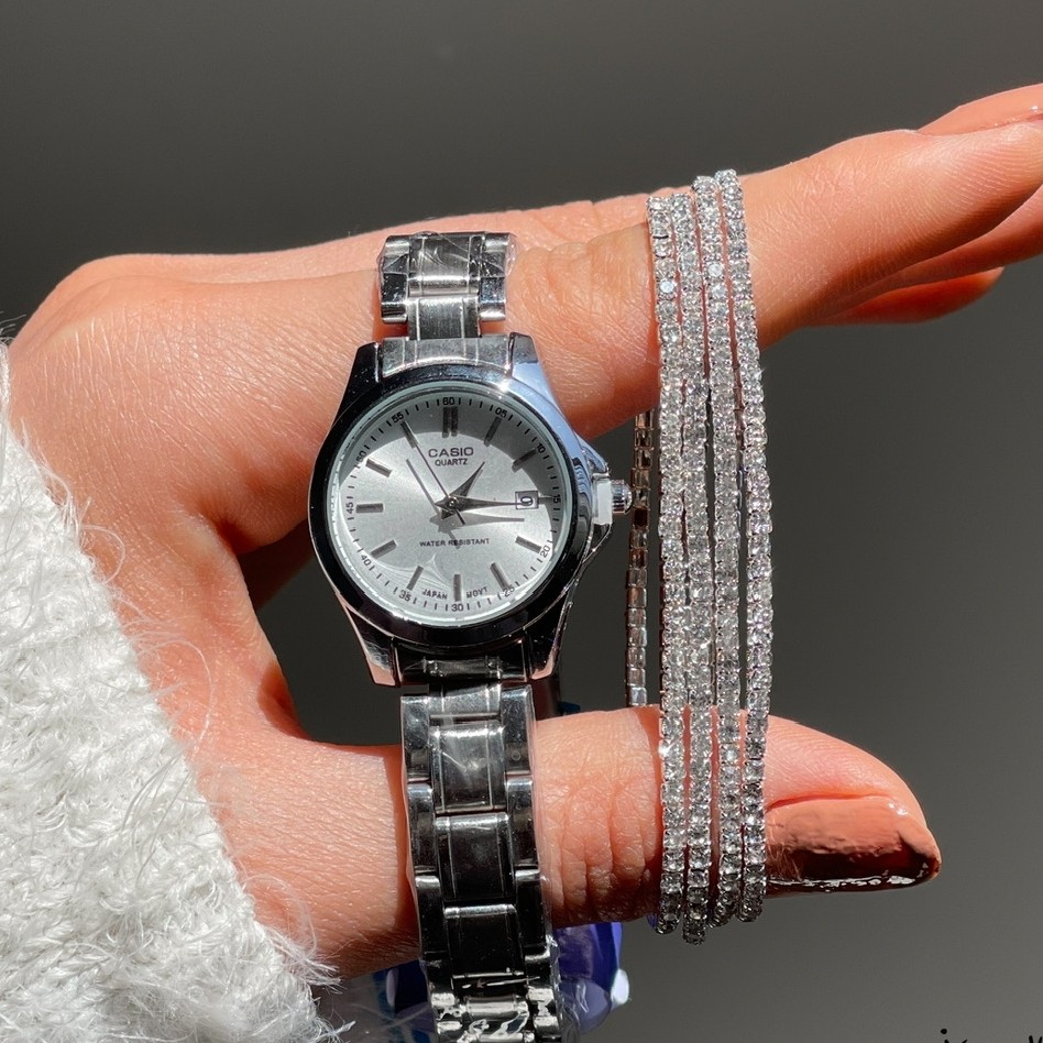 ساعت طرح کاسیو فانتزی کیوت پینترستی مناسب برای تولد کادو روز عشق هدیه