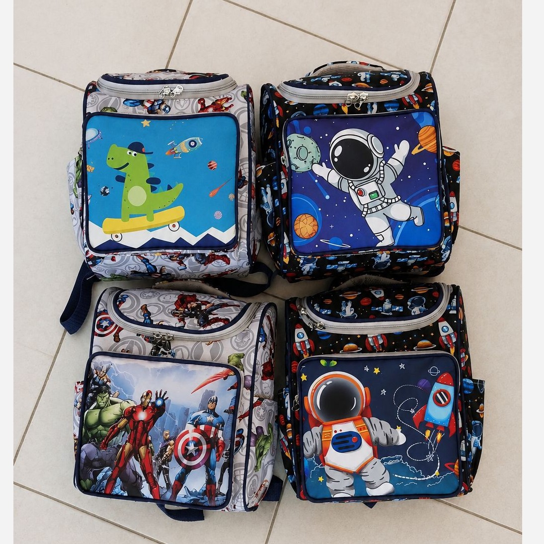 کوله مدل صندوقی مهد کودکی و پیش دبستانی پس کرایه