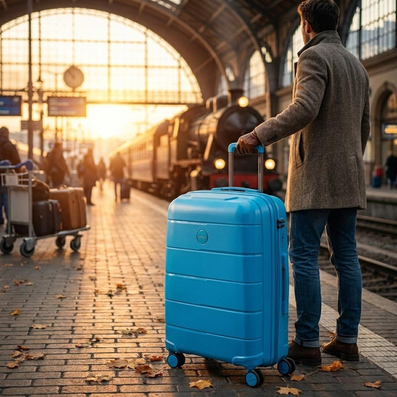 چمدان تیتان پلورا مدل TP6767 سایز بزرگ ارتفاع 75 سانتی متر