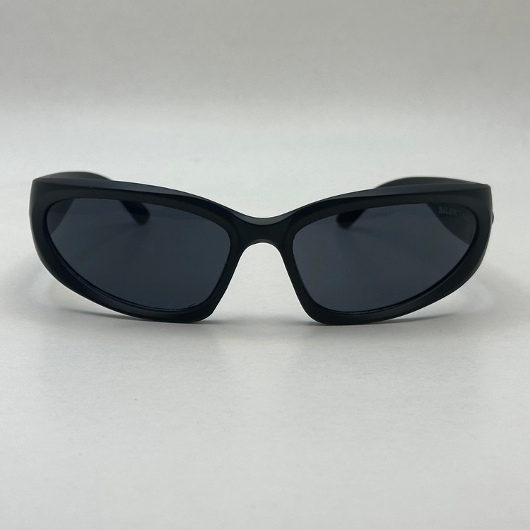 عینک آفتابی فشن برند بالنسیاگا مدل BALENCIAGA SWIFT OVAL مشکی