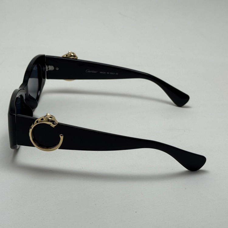 عینک آفتابی زنانه لاکچری کارتیر Panthere De Cartier تمام مشکی (ارسال رایگان)
