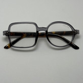 فریم عینک طبی بلوکات سلین Celine مربع دایره ای طوسی دسته هاوانا (ارسال رایگان)
