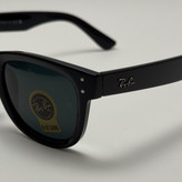عینک آفتابی ریبن ویفرر شیشه سنگ تمام مشکی به همراه پک کامل ریبن Rayban WAYFARER RB 0502S (ارسال رایگان)