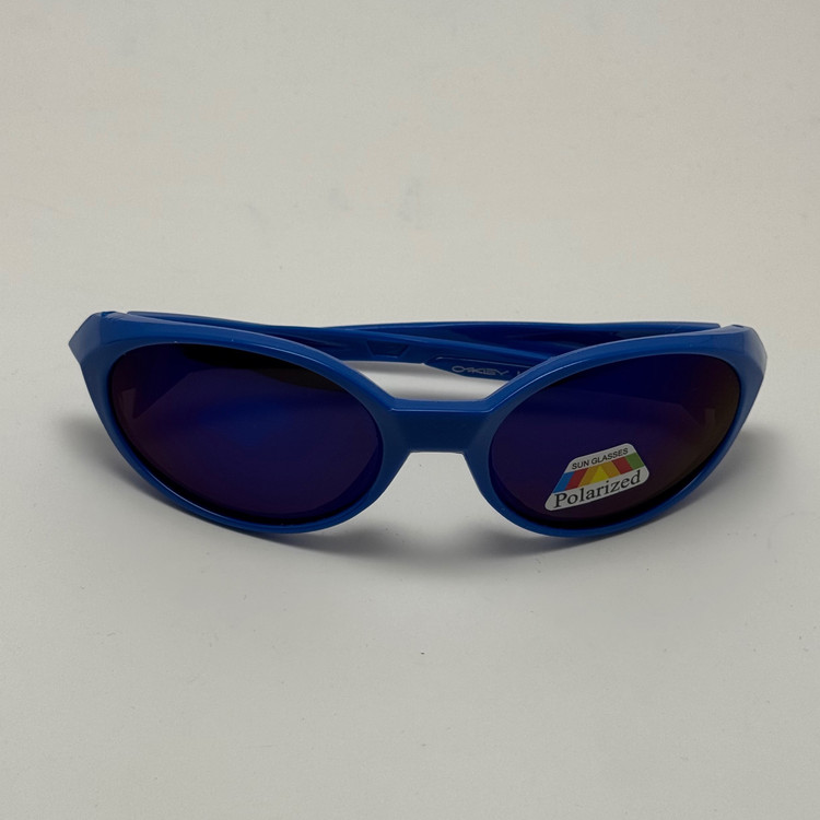 عینک آفتابی پلاریزه اوکلی مدل Oakley Eye Jacket Redux بیضی آبی (ارسال رایگان)