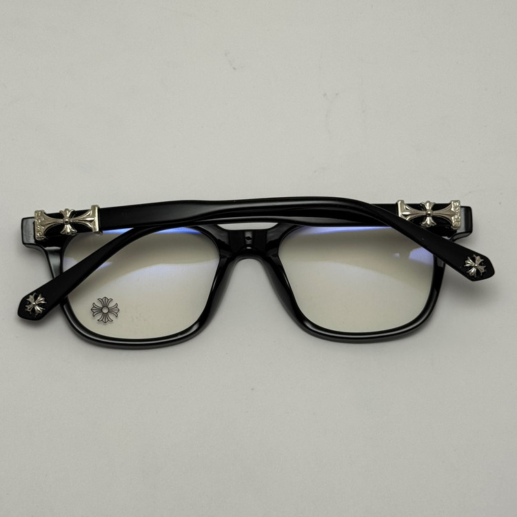 عینک بلوکات کروم هارتز مشکی نقره ای Chrome Hearts 2273 با پک کامل کروم هارتز - کیفیت مستر (ارسال رایگان)
